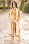 3PC Dhanak suit with Print Shawl