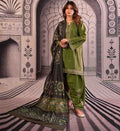 3PC Embroidered Dhanak with Shawl
