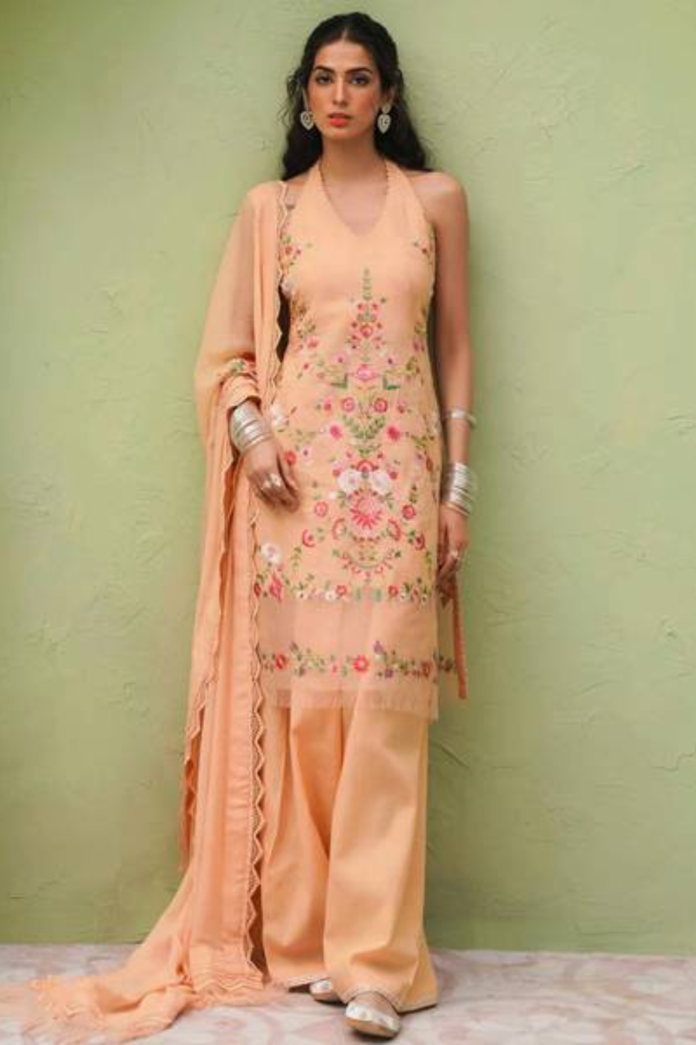 3pc Lawn Heavy Embroidered