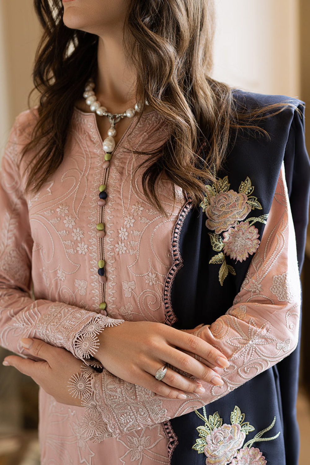 3pc Lawn Heavy Embroidered